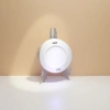White circular ceiling lamp, simple and modern LED ceiling lamp for bedroom and living room details Picture